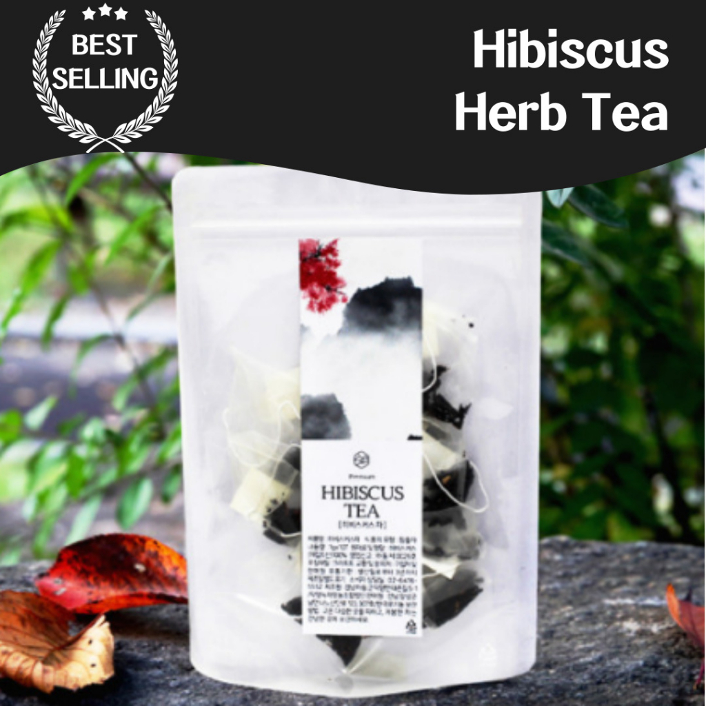 Hibiscus Herb Tea (10T) Korean Organic Egyptian Edible Flower Clean