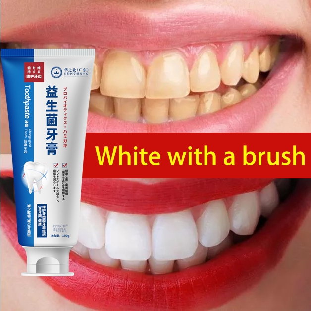 【SG Seller】Probiotic Toothpaste teeth whitening Yellow Teeth Whiten