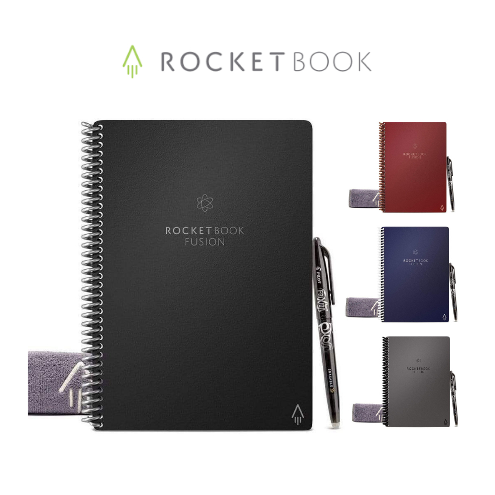 Rocketbook Fusion Smart Reusable Letter Size Notebook 8 12 x 11 7