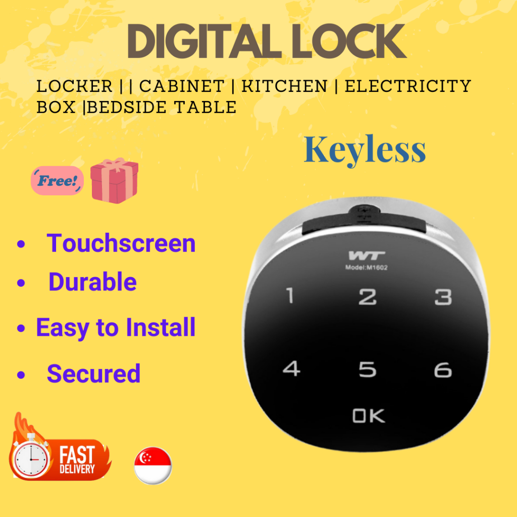 Letter Box Digital Lock WT Letter Box Lock HDB Mailbox Digital Lock for