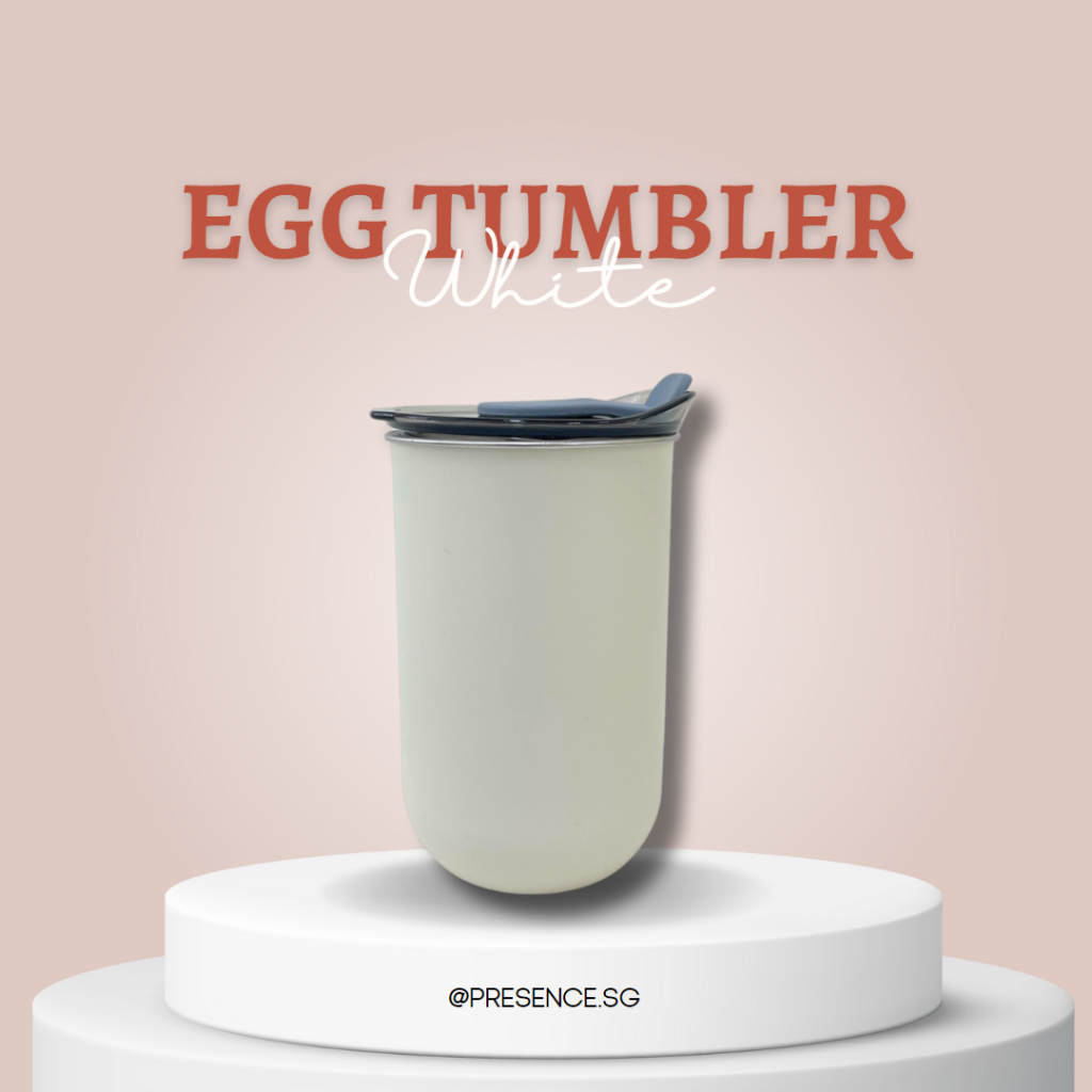 🇸🇬 Personalised Egg Tumbler 300ml Customised Coffee Tumbler with Lid