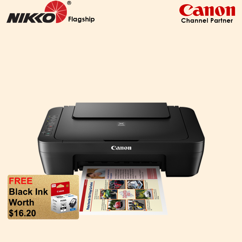 [Local Warranty] Canon PIXMA MG3070S Compact Wireless All-In-One Inkjet ...