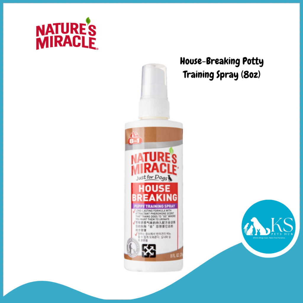 Nature's Miracle HouseBreaking Potty Training Spray (8oz) Shopee