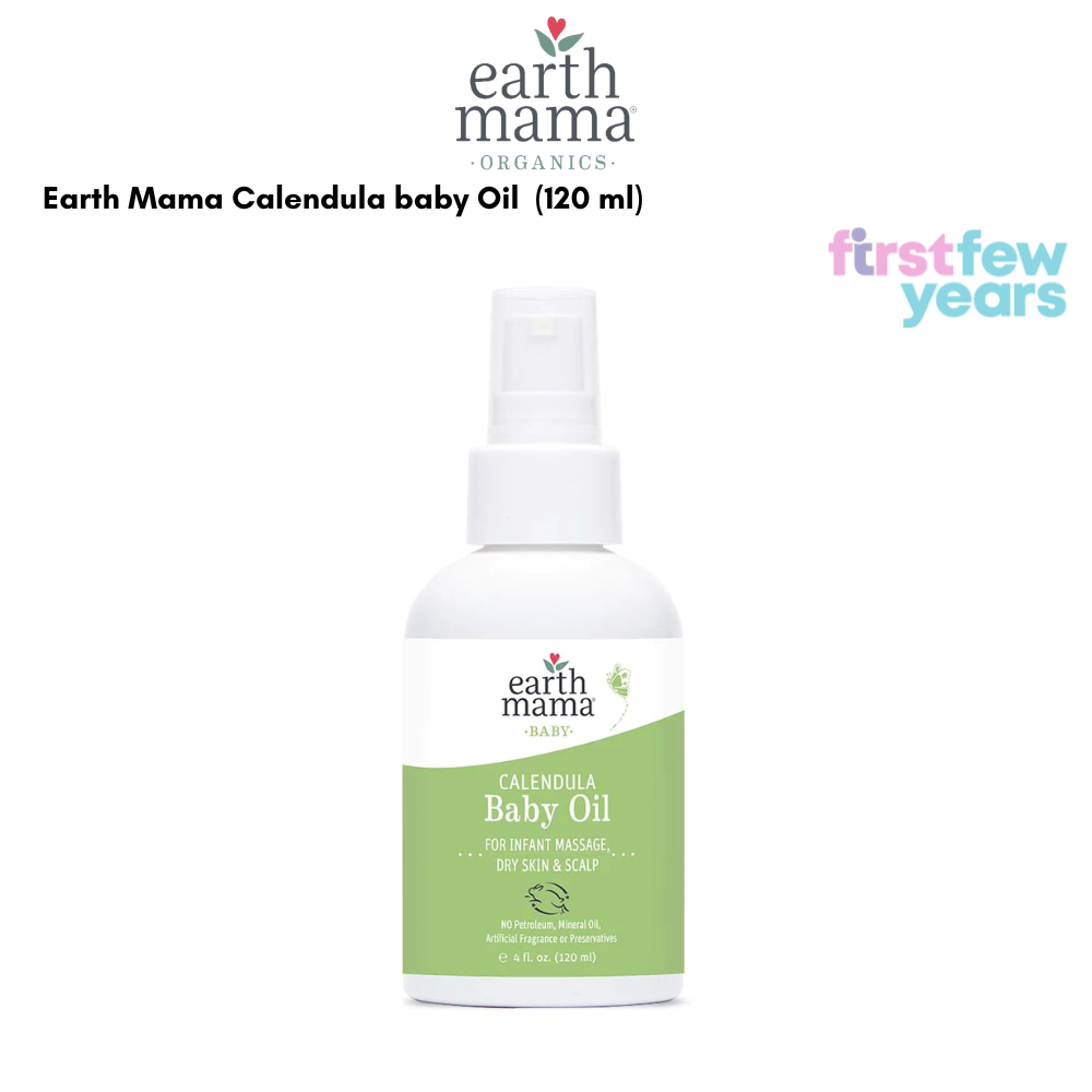 Earth Mama Calendula Baby Oil (120ml) Shopee Singapore