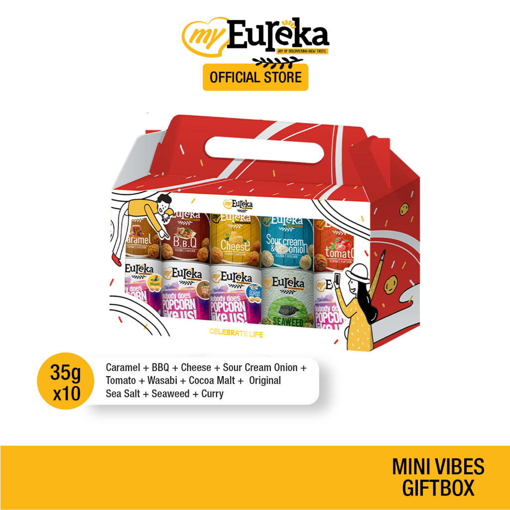 Eureka Gift Box [10 Cans x 35g] Shopee Singapore