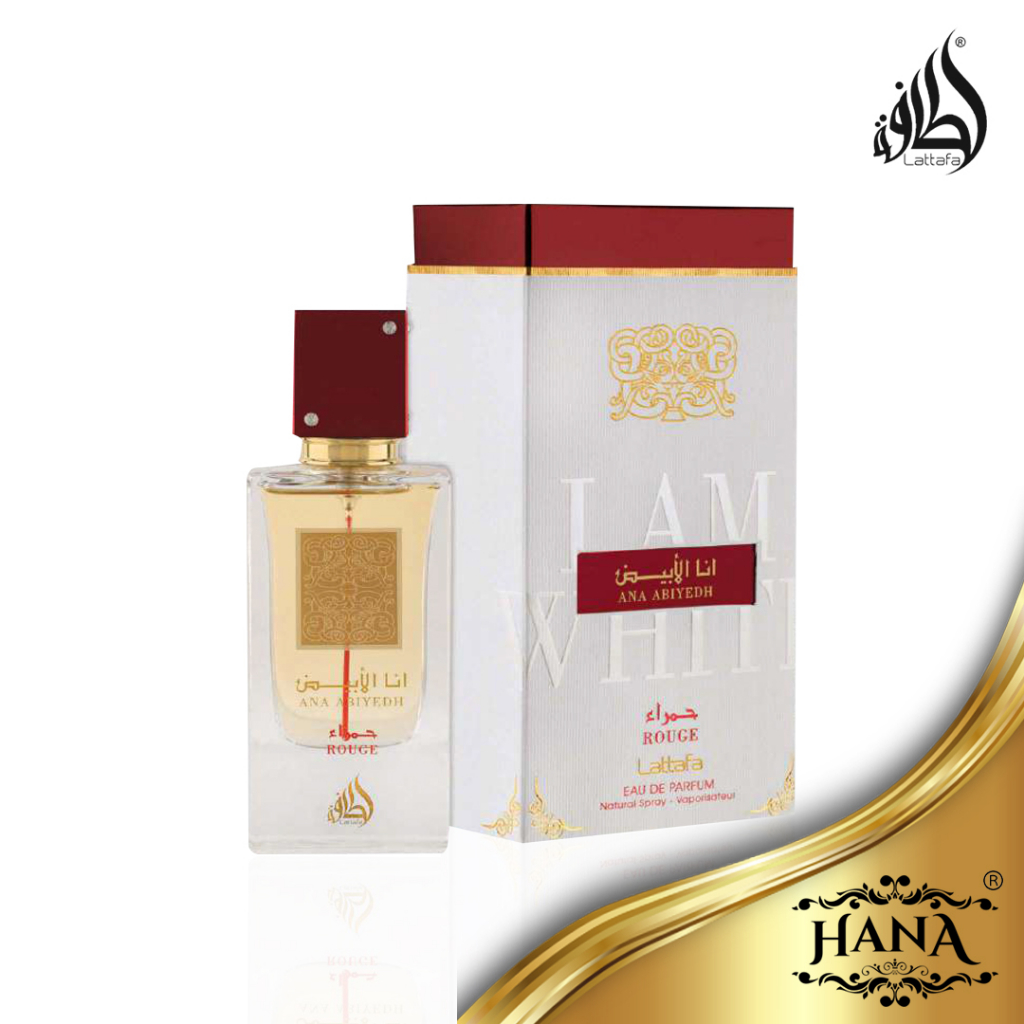 Lattafa Ana Abiyedh Rouge 60ml ユニセックス Ana Abiyedh Rouge EDP Perfume 60ml By Lattafa | Shopee Singapore