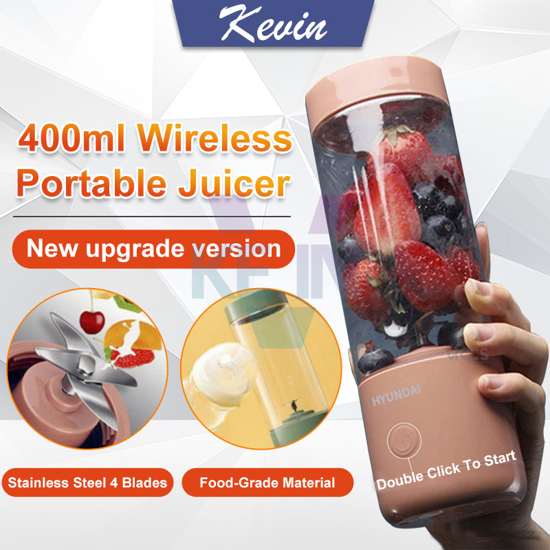 【SG】Hyundai Portable Blender Juicer Fruit Blender/USB Rechargeable