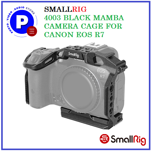 SMALLRIG 4003 BLACK MAMBA CAMERA CAGE FOR CANON EOS R7 | Shopee Singapore