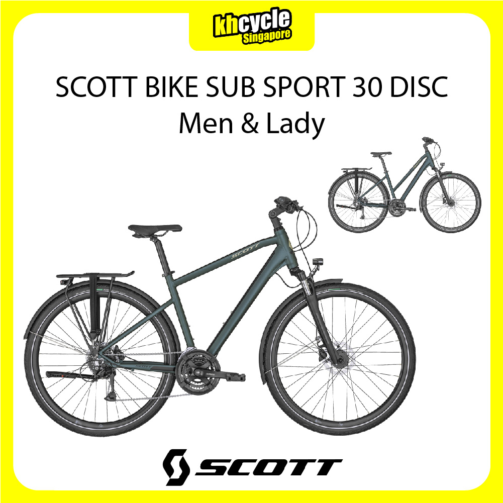 SCOTT Bike Sub Sport 30 Disc Men Lady 286587 286586 Shopee Singapore