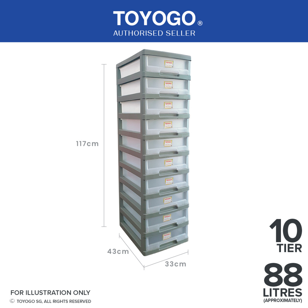 Toyogo 801-10 801-8 801-6 801-4 Marine Document Drawer | Shopee Singapore