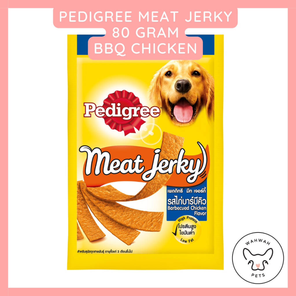 PEDIGREE DOG TREAT MIX FLAVOUR MEAT JERKY, TASTY BITES CRUNCHY GOOD