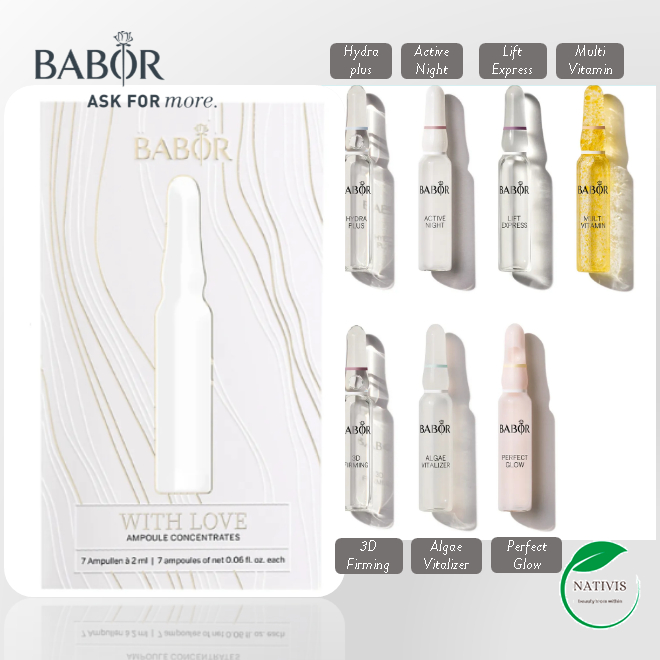 Babor Ampoule Concentrates WITH LOVE 7x2ml [LIMITED EDITION] Shopee Singapore