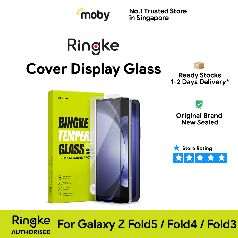 Ringke Samsung Galaxy Z Fold 5 / Fold 4 / Fold 3 Tempered Glass Screen