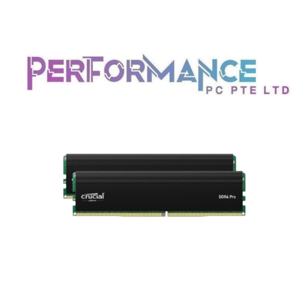 Crucial Pro 32GB Kit (2x16GB) 64GB Kit (2x32GB) DDR4-3200 UDIMM
