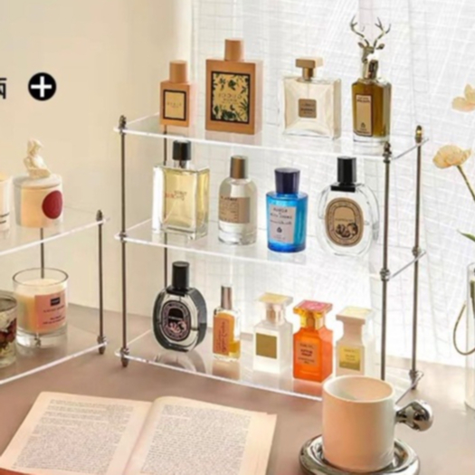 【SG Ready Stock】 Perfume Organizer Rack| Desk Rack| Desk Shelf| Makeup ...