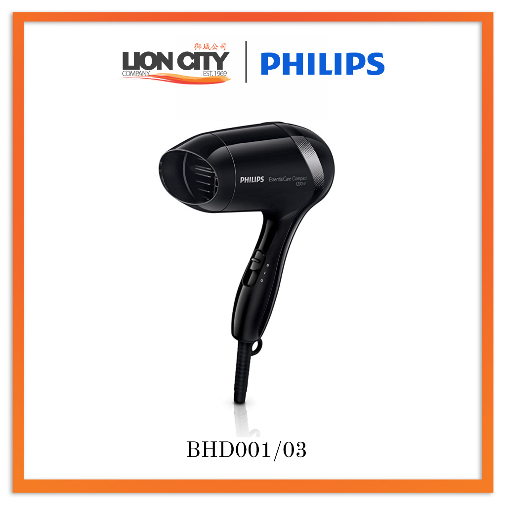 Philips Essential Care Hairdryer Bhd001 Philips Hairdryer Small Hairdryer Hair Dryer 6391