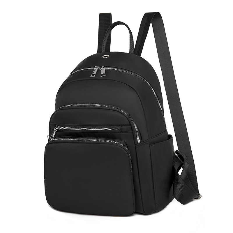 Women Fashion Backpack Large Capacity 4 zipper Compartment Ladies