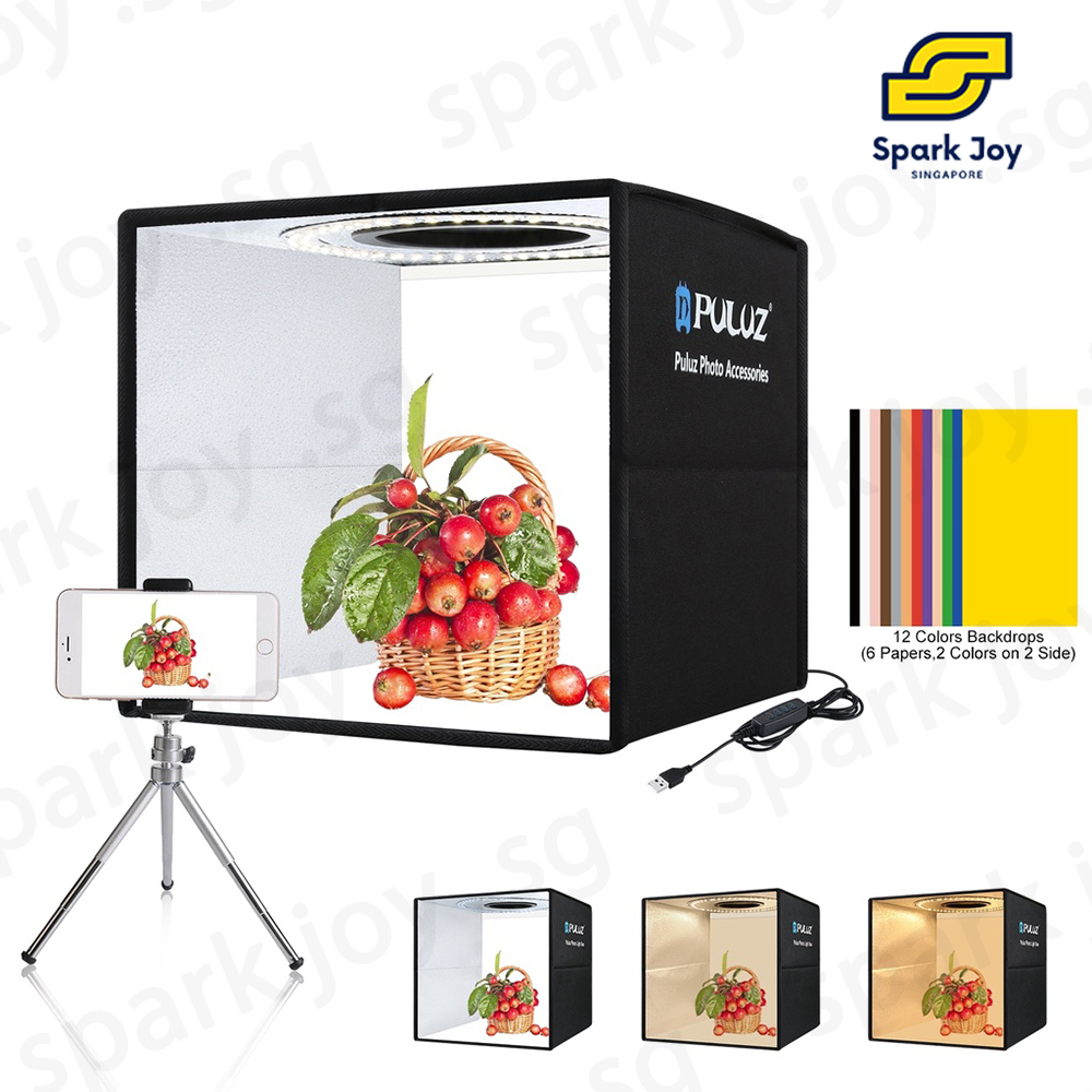 【SG】25CM 30CM 40CM Portable LED Photo Studio Box Foldable Product