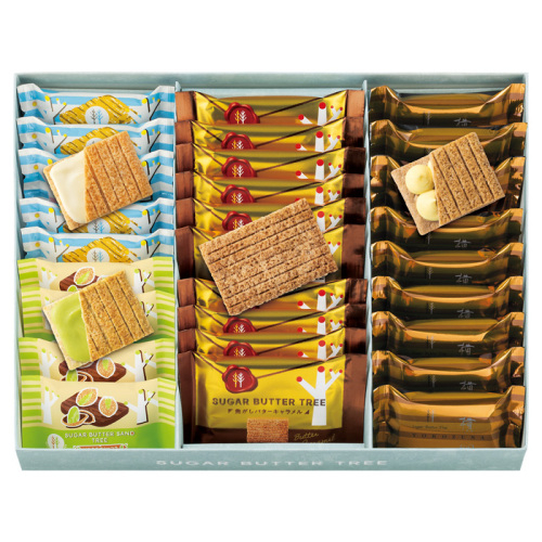 Sugar Butter Tree Yokozuna Assortment 32 Bags 4 Flavors Plain Pistachio