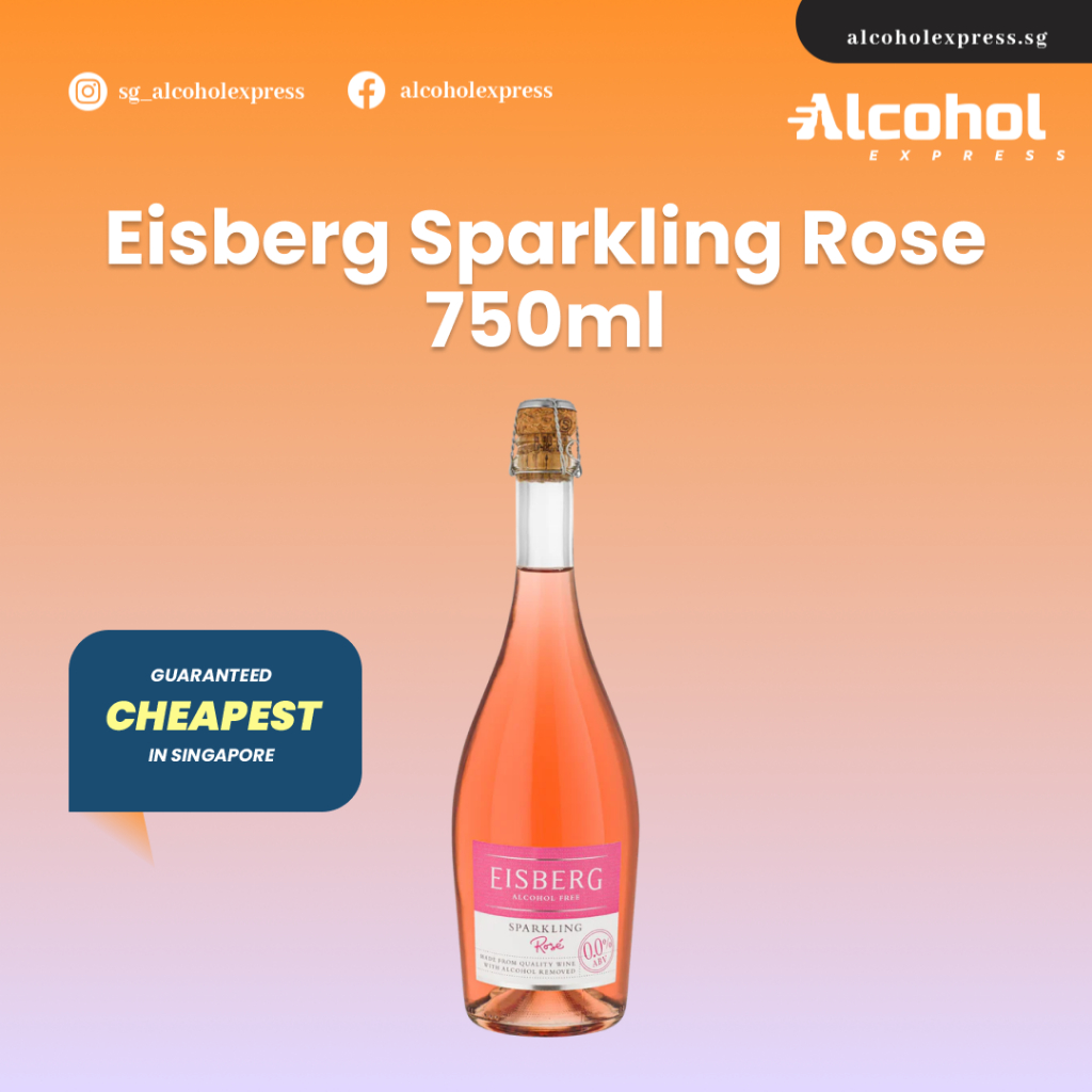 Eisberg Sparkling Rose 750ml (Alcohol Free) Shopee Singapore