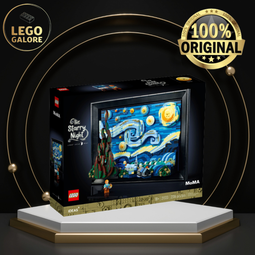 Lego Galore] LEGO IDEAS 21333 Vincent van Gogh - The Starry Night