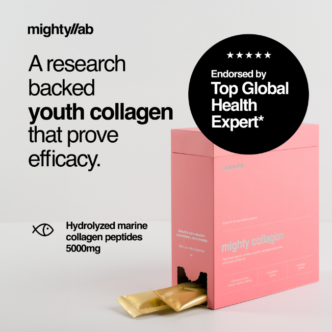 mighty collagen (youth) - endorsed by top global health expert*