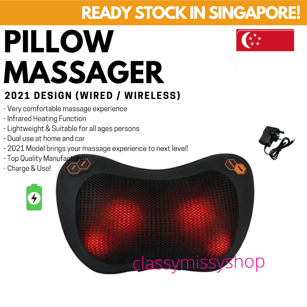 Electric massage pillow hotsell for car & home