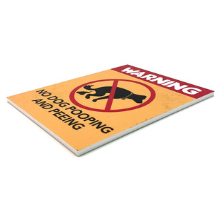 WARNING NO DOG POOPING AND PEEING SIGNAGE ( 80mm x 100mm ) | Shopee ...
