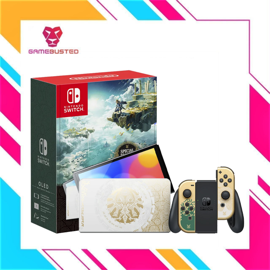 Nintendo Switch OLED Model Console The Legend of Zelda Tears of the
