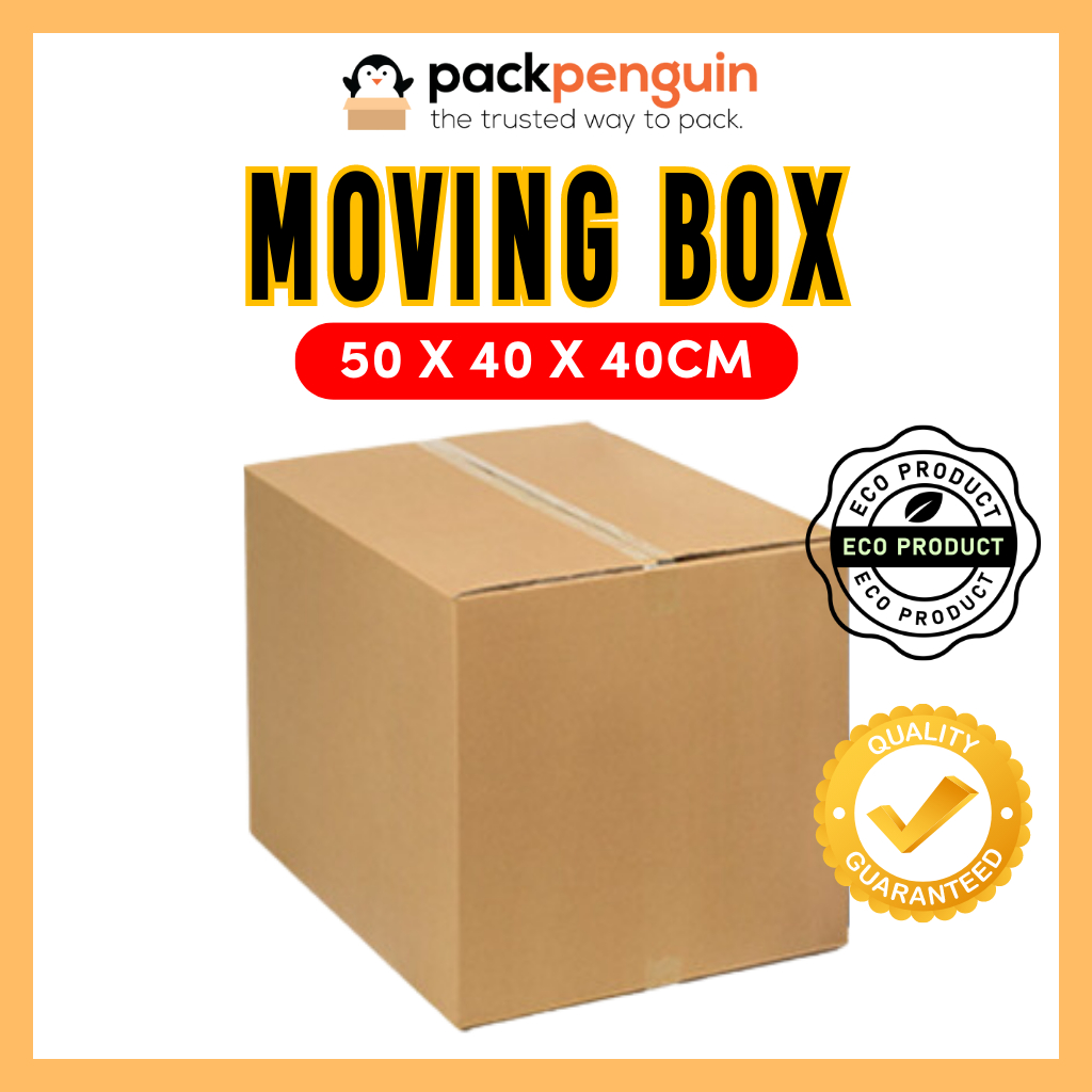Moving Carton Box 52x40x40CM / 40x30x30CM Big Carton Box Big Cardboard Box for House Moving