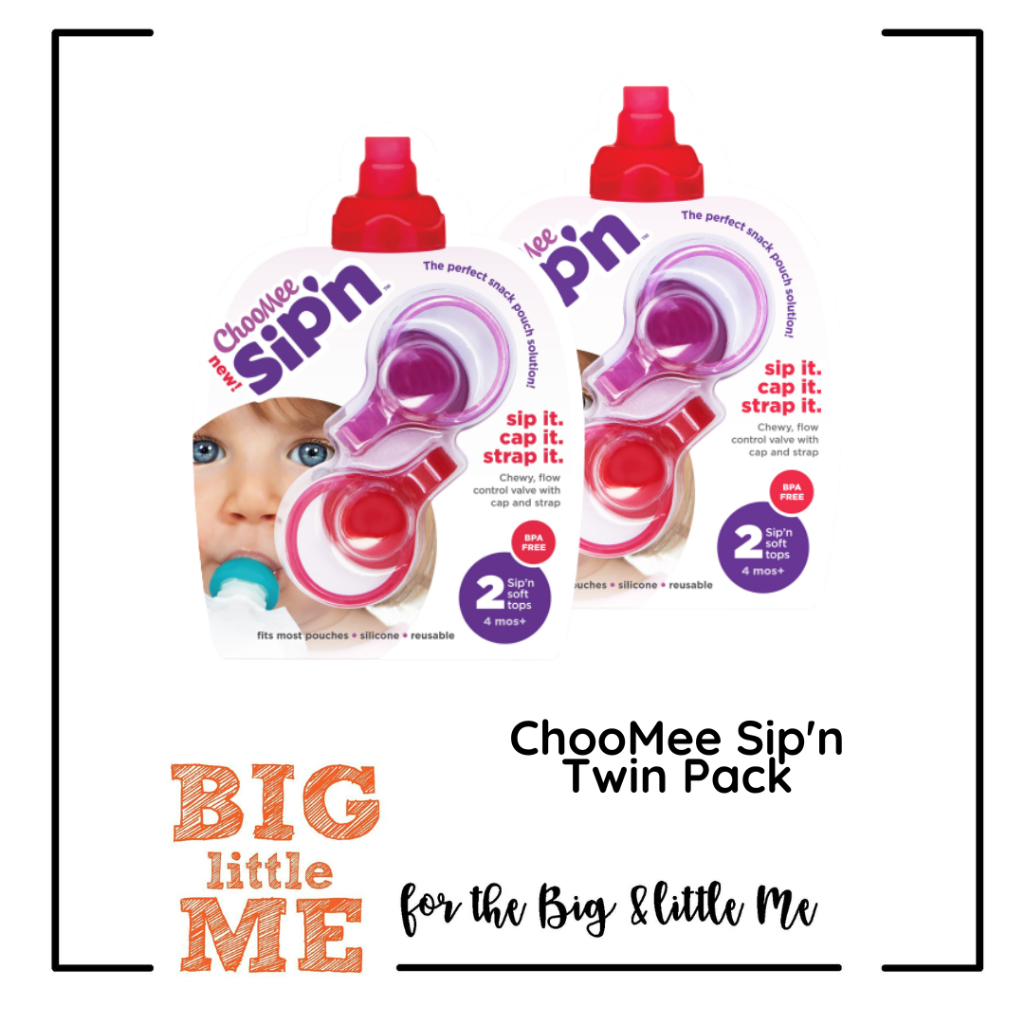 ChooMee Sip'n Twin Pack, Red/Purple only | Pouch Topper No spill ...