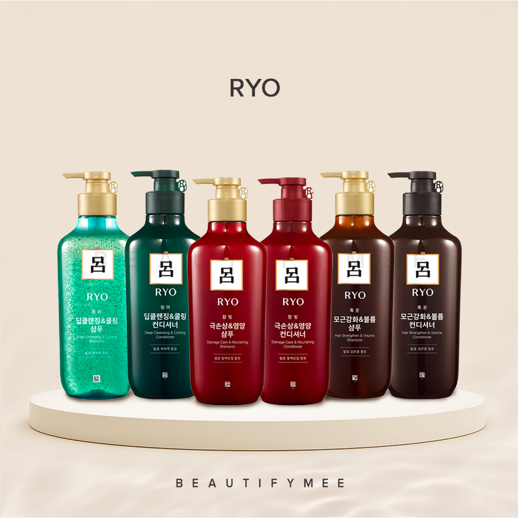 RYO Shampoo & Conditioner (Damage Care / Scalp Deep Cleansing / Hair