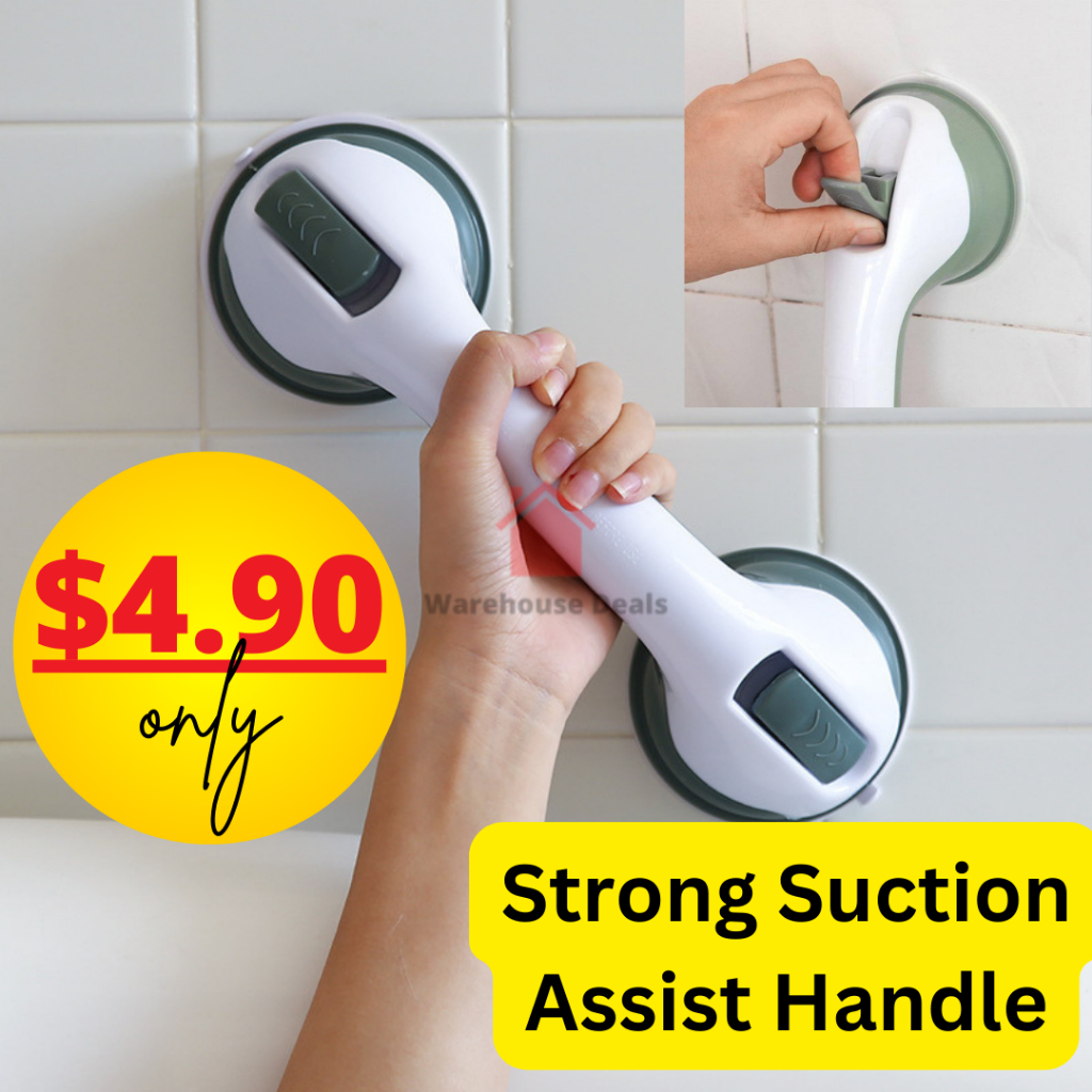 Safety Helping Handle Toilet Handrail Support Grab Bar Shopee Singapore