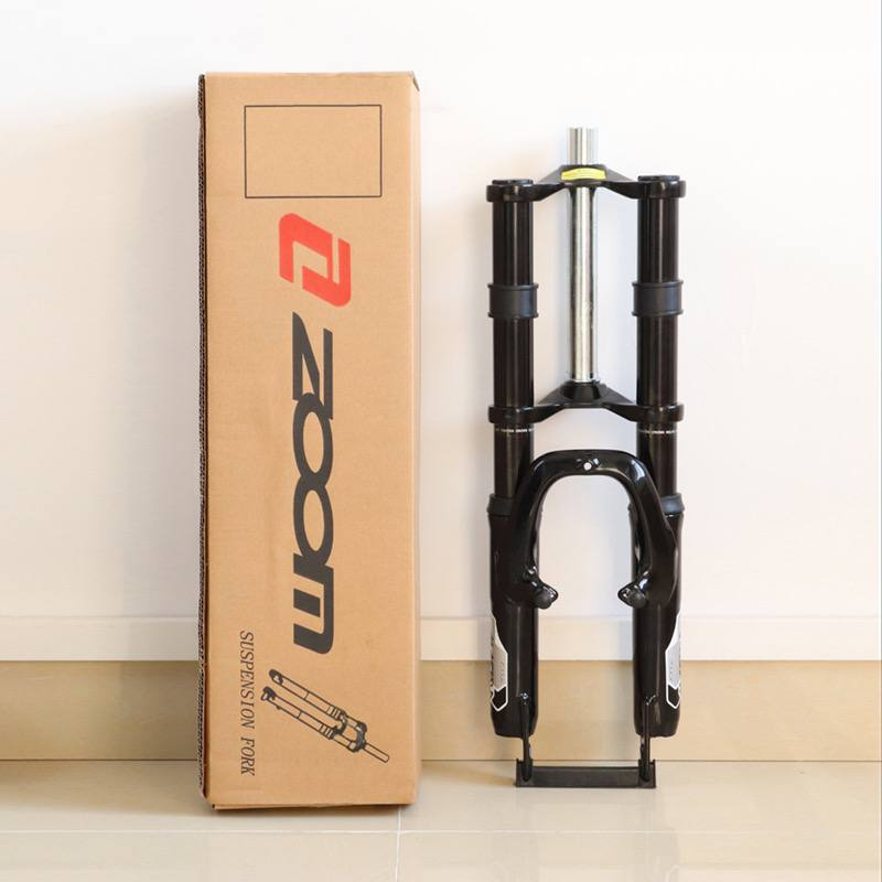 Zoom Downhill Dual Crown Suspension Fork 24 Inch with Disk Brake Mount