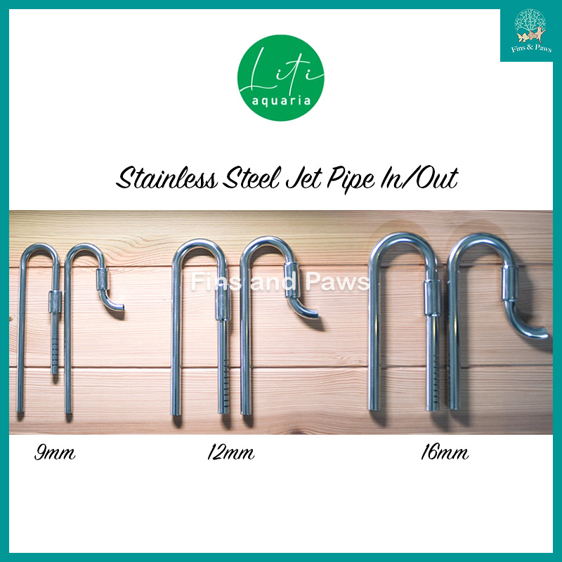 [LitiAquaria] Stainless Steel Jet Pipe In/Out (9/12/16mm) | Shopee ...