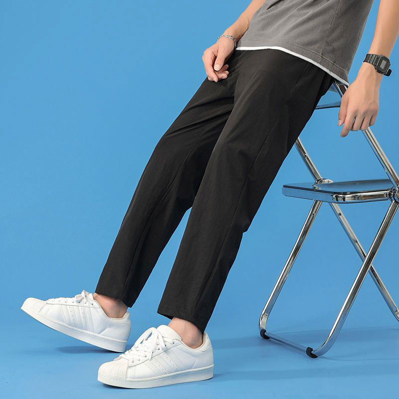 Korean Style Casual Pants Men Long Pants Fashion Men Trousers Ankle