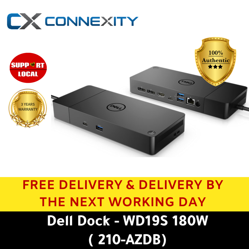 Dell Dock WD19S (UK) 180W Dell Docking Station Laptop WD19S Type