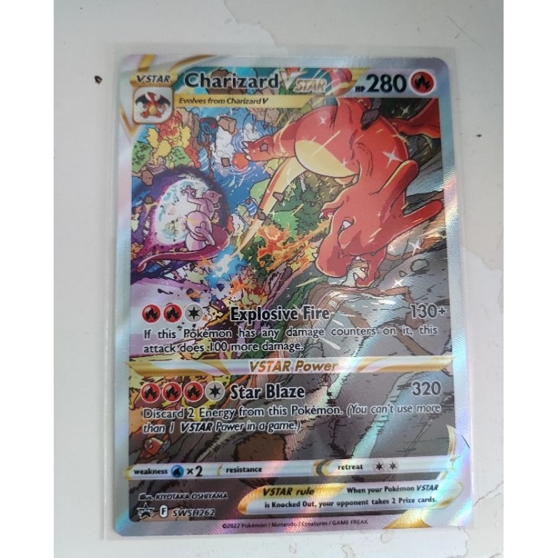 Pokemon swsh262 charizard vstar promo card | Shopee Singapore
