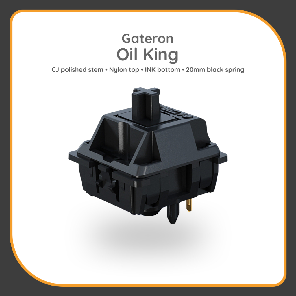 [Cheapest, Authentic] Gateron Oil King Linear Switch for mechanical