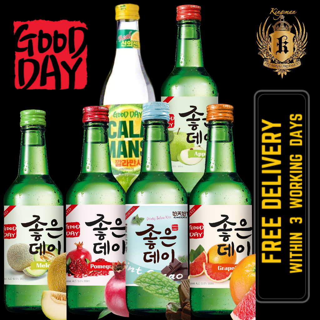 Good Day Soju Mix And Match 15s X 360ml Bundle Self Mix Shopee Singapore