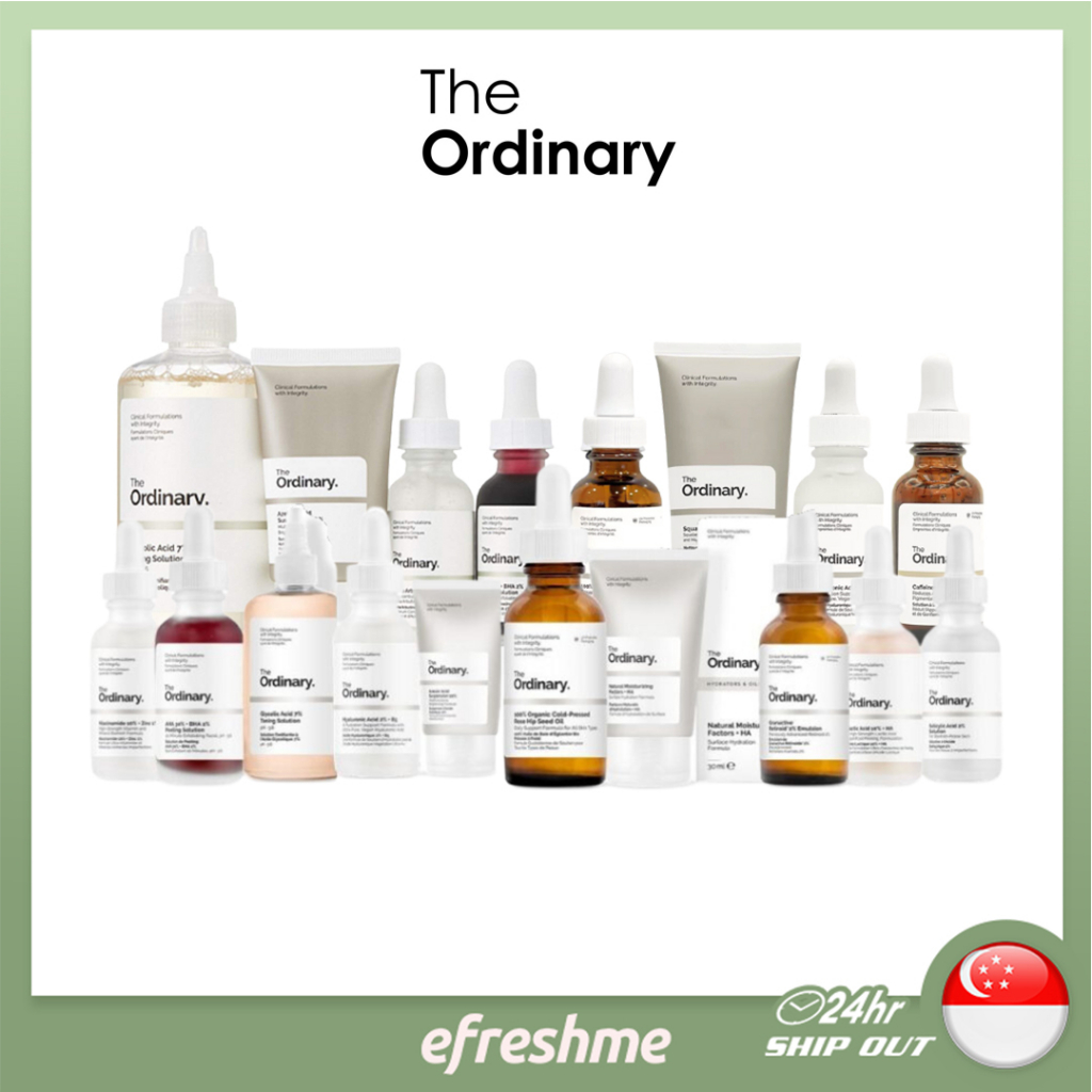 The Ordinary Niacinamide, Hyaluronic, Vitamin C, Alpha Arbutin