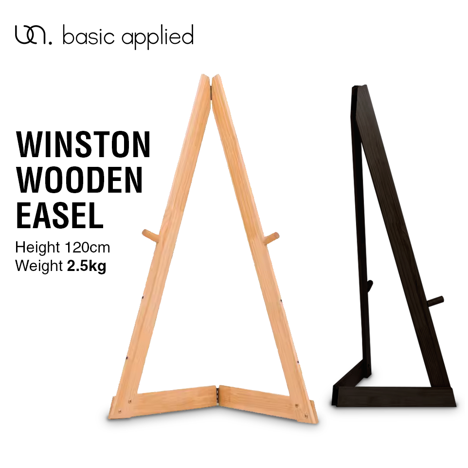 Winston Wooden Art Easel Poster Stand | Single side poster stand ...