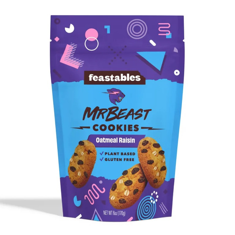 MrBeast chocolate bar cookies Gummies (Feastables) Shopee Singapore