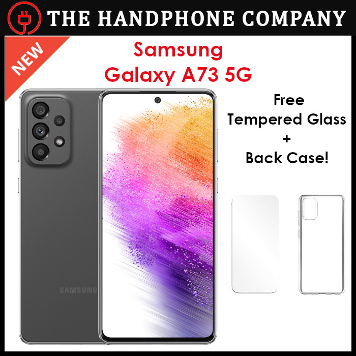 Samsung Galaxy A73 5G 128GB or 256GB (FREE TEMPERED GLASS + BACK CASE