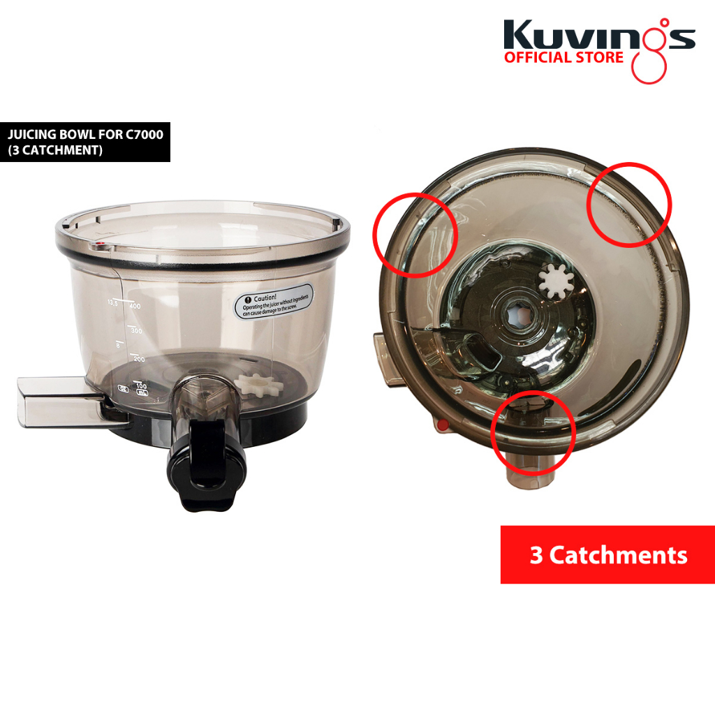 Kuvings C7000 NS 721 juicing bowl spare part 3 Catchment Cap not included Shopee Singapore