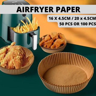 50pcs Air Fryer Parchment Paper Liner Non Bleach / Airfryer