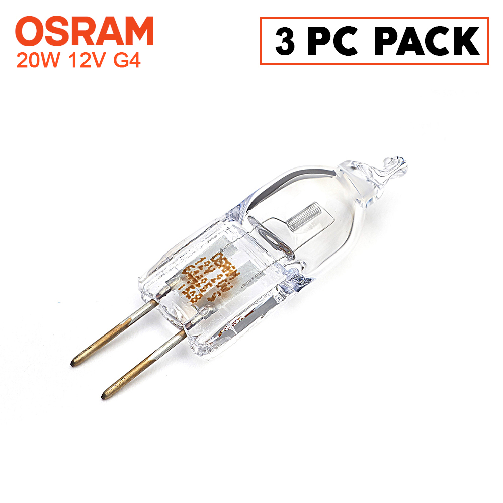 thumbnail image 2 of Osram Halostar 64428 Oven Bulb – 20W 12V G4 2-Pin, Made In Germany 2 of 4