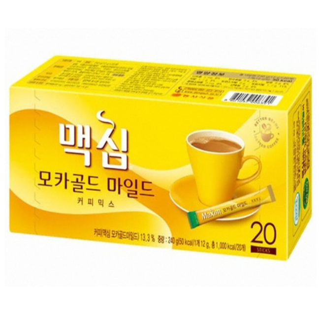 Maxim Mocha Gold Mild Instant Coffee 240g(20Sticks) Food Mart ...