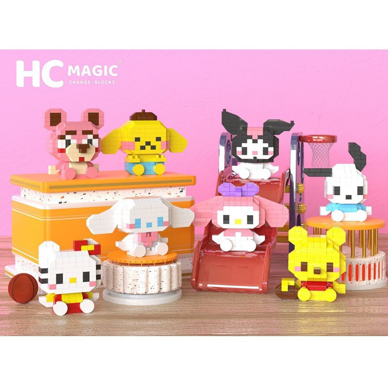 [SG] Sanrio Nano Building Blocks Bricks Cinnamoroll Kuromi Hello Kitty ...