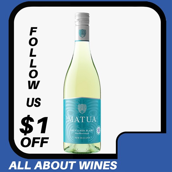 Matua Marlborough Sauvignon Blanc 2022 New Zealand White Wine 75cl w/o Gift Box Shopee Singapore